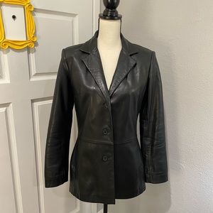 Jones New York Genuine Leather Jacket